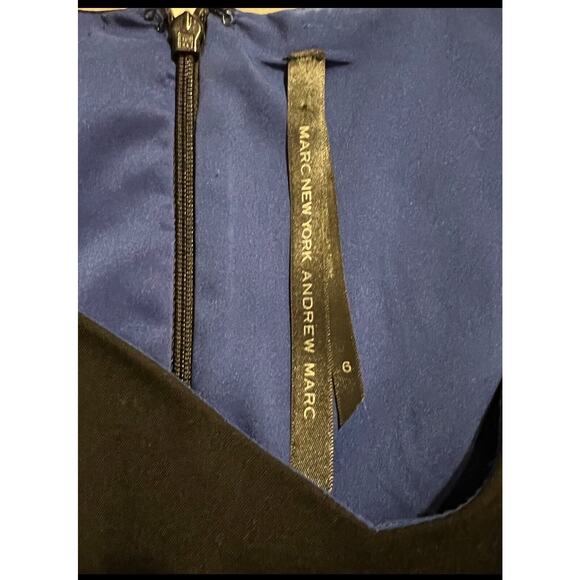 Marc NY Dress Womens Size 6 Black Sleeveless LIned Zip Close Pencil Straight - Picture 6 of 8